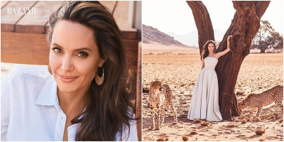 Angelina Jolie đẹp "không tì vết" kêu gọi bảo vệ động vật hoang dã