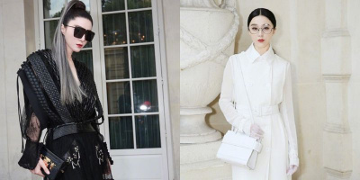 Phạm Băng Băng làm "chao đảo" Tuần lễ thời trang Paris chỉ với sắc đen trắng