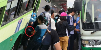 Gọi 1022 nếu hành khách bị móc túi, quấy rối trên xe buýt ở Sài Gòn
