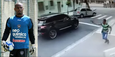 KINH HOÀNG: Thủ môn Brazil bị dí súng, cướp xe trắng trợn ngay trên đường phố