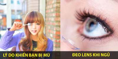 Có thể bạn không biết rằng đeo kính áp tròng khi ngủ, là đang tự làm mù mắt mình đấy!