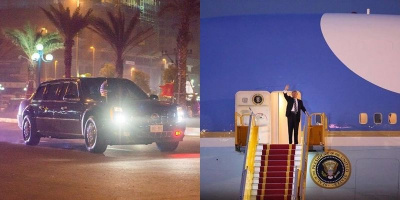 Ngắm chiếc "Quái thú" và đoàn siêu xe cực "khủng" của Tổng thống Mỹ Donald Trump lăn bánh tại Hà Nội