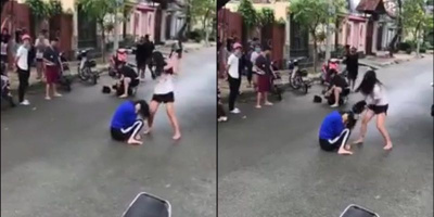 Clip: Nhóm thiếu nữ dùng nón bảo hiểm đánh người giữa phố Sài Gòn