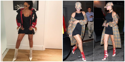 Rihanna lại "gây bão" dư luận với đôi tất trông khá bình thường ... trị giá 30 triệu đồng