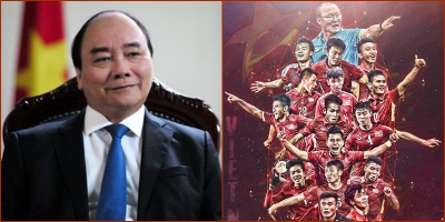 Thủ tướng Nguyễn Xuân Phúc "tiếp lửa" U23 Việt Nam trước giờ xung trận