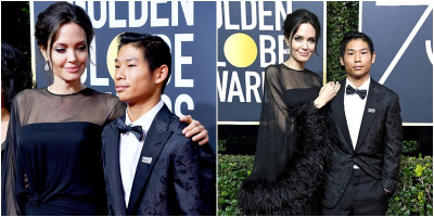 Angelina Jolie ưu ái đưa con trai gốc Việt tham gia lễ trao giải Quả Cầu Vàng 2018