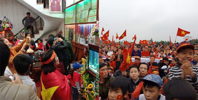 Nóng: Pha ghi bàn "siêu phẩm" giúp gỡ hòa, cả nhà Quang Hải "nổ tung" bởi hàng nghìn CĐV