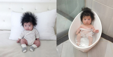 Ai cũng mê đến "muốn xỉu" vì cậu bé có mái tóc dựng ngược như hoa mặt trời