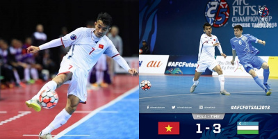 Futsal Việt Nam dừng bước tại tứ kết, bóng đá Việt 2 lần “ôm hận” trước Uzbekistan