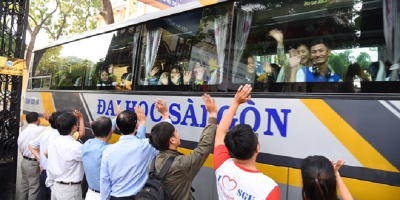 Năm nay sinh viên Sài Gòn đỡ được loạt khó khăn nhờ “Chuyến xe đoàn viên” về quê dịp Tết
