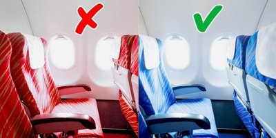 Hầu hết ghế ngồi trên máy bay đều màu xanh, nhưng lí do thì không phải ai cũng biết