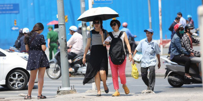 Nhiệt độ ở Sài Gòn lên đến 30 độ C, kéo dài đến tháng 5