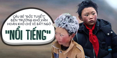 Cậu bé "đội tuyết" đến trường trở về "vạch xuất phát ban đầu" chỉ vì bị chú ý quá nhiều