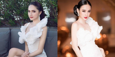 Cái kết của Hương Giang khi mặc lại váy của Angela Phương Trinh?