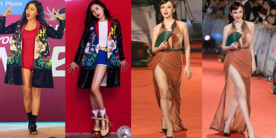 Lên hình nuột nà là thế nhưng nhìn ảnh chưa photoshop thì loạt mỹ nhân lại lộ đôi chân kém hoàn hảo