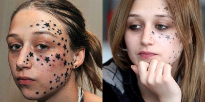 Sự thật về chuyện cô gái bị hại với 56 ngôi sao trên mặt do ngủ quên trong lúc xăm
