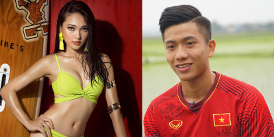 "Người đẹp ảnh" của Hoa hậu Hoàn vũ Việt Nam 2017 nói gì về nghi vấn hẹn hò với cầu thủ Văn Đức?