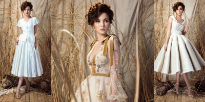 Hoa hậu Nga thanh thoát chẳng khác nào công chúa trong thiết kế Lê Thanh Hòa