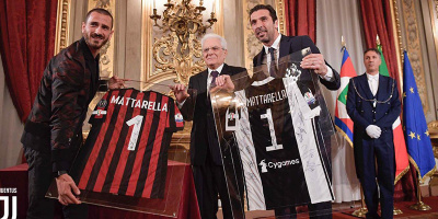 Juventus và AC Milan hội ngộ cùng Tổng thống Italy trước thềm đại chiến