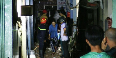 Sập đổ trong nhà cổ ở Sài Gòn, nhiều hộ dân phải sơ tán