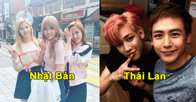 Thì ra các thần tượng ngoại quốc của Kpop cũng có "hội đồng hương" cực thân thiết thế này