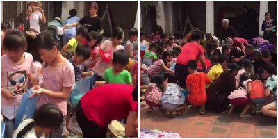 Tục cướp cháo vừa lạ mà vừa hay khiến CĐM hào hứng vì như được trở về với tuổi thơ