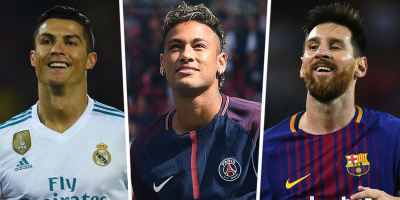 Top 10 cầu thủ có mức lương cao nhất thế giới: Ronaldo "tuột dốc không phanh"