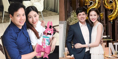 Hoa hậu Đặng Thu Thảo bất ngờ khoe con gái trong ngày sinh nhật ông xã đại gia