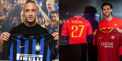 Tin chuyển nhượng ngày 27/6/2018: Nainggolan chính thức đến Inter, Pastore trở về Ý thi đấu