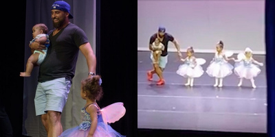 Chỉ là khoảnh khắc ông bố giải cứu con gái trên sân khấu, đoạn clip này lại nổi tiếng khắp thế giới