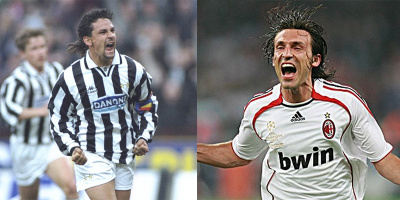 8 ngôi sao từng thi đấu cho bộ 3 ông lớn tại Serie A: AC Milan, Inter Milan và Juventus