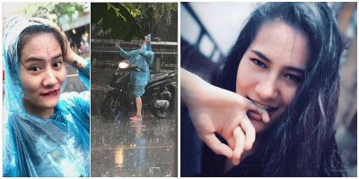 Cô gái tranh thủ “tự sướng” trước cơn mưa rào Hà Nội được dân tình truy lùng ráo riết trên MXH