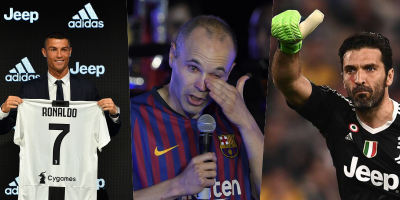Iniesta, Buffon và những cuộc chia tay "đẫm nước mắt" của bóng đá thế giới hè 2018