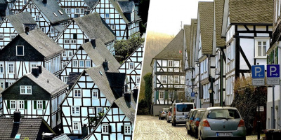 Đi tìm lời giải vì sao có một nơi những căn nhà giống hệt nhau tại Đức