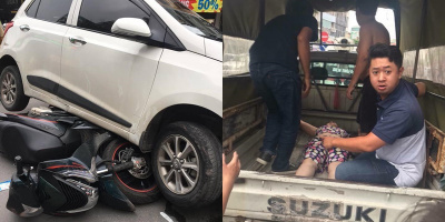 Hà Nội: "Xe điên" đâm hàng loạt phương tiện khiến nhiều người bị thương
