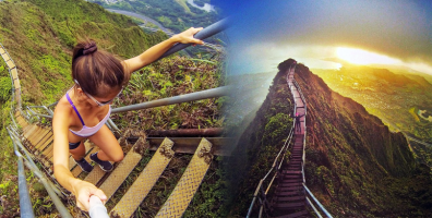 Đến Hawaii và chiêm ngưỡng 'Nấc thang lên thiên đường' có thật trên hành tinh
