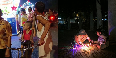 Những hình ảnh "xúc động" đi chơi đêm Trung thu khiến nhiều người không kìm nổi nước mắt khi xem