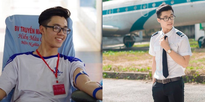 Nam sinh Học viện Hàng không đi hiến máu chỉ cần cười tươi cũng khiến nhiều cô gái "si mê"