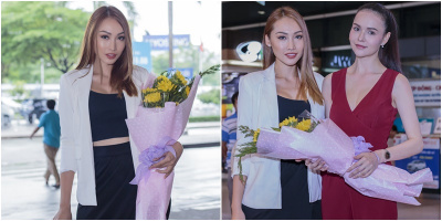 Siêu mẫu Khánh Ngọc ra sân bay đón quán quân Asia’s Next Top Model đến Việt Nam