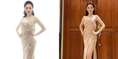 Cái kết nào cho Hoàng Hải Thu khi bất ngờ "đụng độ" váy áo với Á hậu Bùi Phương Nga?