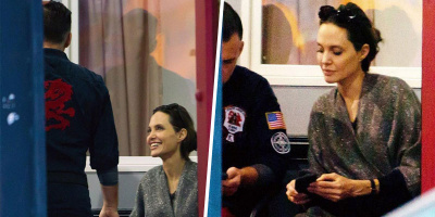Bắt gặp Angelina Jolie hết tán tỉnh, cưa cẩm rồi lại xin số điện thoại thầy giáo của con gái