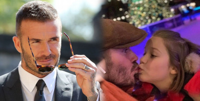 Sau khi bị chỉ trích vì hôn môi con gái, David Beckham "coi thường" dư luận đến mức ngạc nhiên