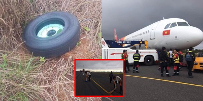 Tìm thấy 1 chiếc lốp của máy bay Vietjet gặp sự cố khiến hàng trăm hành khách hoảng loạn