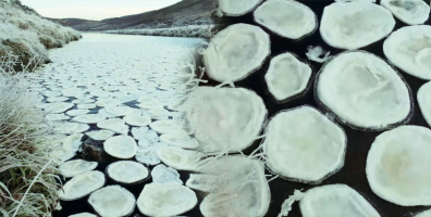 Thiên Nhiên Cận Cảnh: Hiện tượng thú vị về những "chiếc bánh" băng trên sông ở Scotland