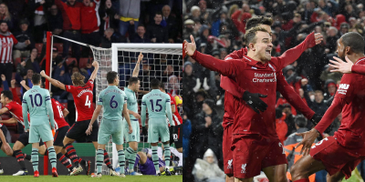 Ngoại hạng Anh 2018/19 sau vòng 17: Arsenal đứt chuỗi bất bại, MU gục ngã ngay tại thánh địa Anfield