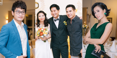 Dàn sao Việt nô nức đến dự đám cưới nam diễn viên "Hương phù sa" và vợ du học sinh