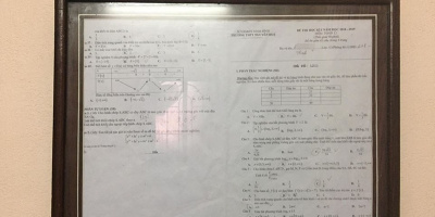 Lần đầu được 5.2 điểm thi môn Toán, nữ sinh liền đóng khung để kỉ niệm "thành tích đáng tự hào"