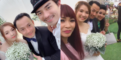 Dàn sao Việt lặn lội về tận Bình Thuận dự lễ cưới của Tiến Đạt và vợ kém 10 tuổi