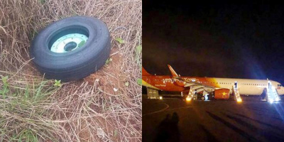 Vụ máy bay Vietjet gặp sự cố khiến hàng trăm hành khách hoảng loạn: Đã tìm thấy chiếc lốp thứ 2