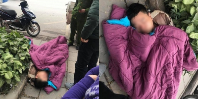 Thanh niên nằm gục trên vỉa hè, người dân tưởng "có biến" ai ngờ sự thật "khó đỡ"